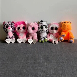 Safari / Jungle  theme Ty beanie babies
